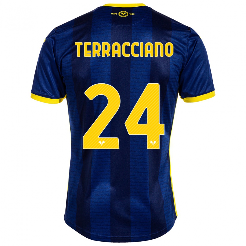 Hombre Camiseta Filippo Terracciano #24 Armada 1ª Equipación 2023/24 La Camisa México