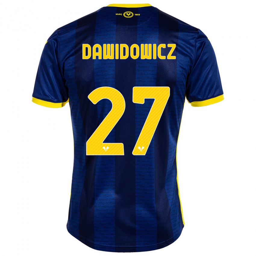 Hombre Camiseta Pawel Dawidowicz #27 Armada 1ª Equipación 2023/24 La Camisa México
