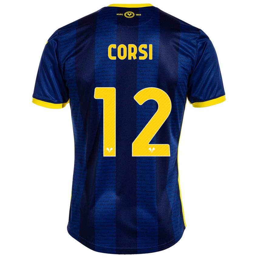 Hombre Camiseta Sara Corsi #12 Armada 1ª Equipación 2023/24 La Camisa México