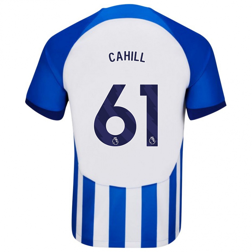 Hombre Camiseta Killian Cahill #61 Azul 1ª Equipación 2023/24 La Camisa México