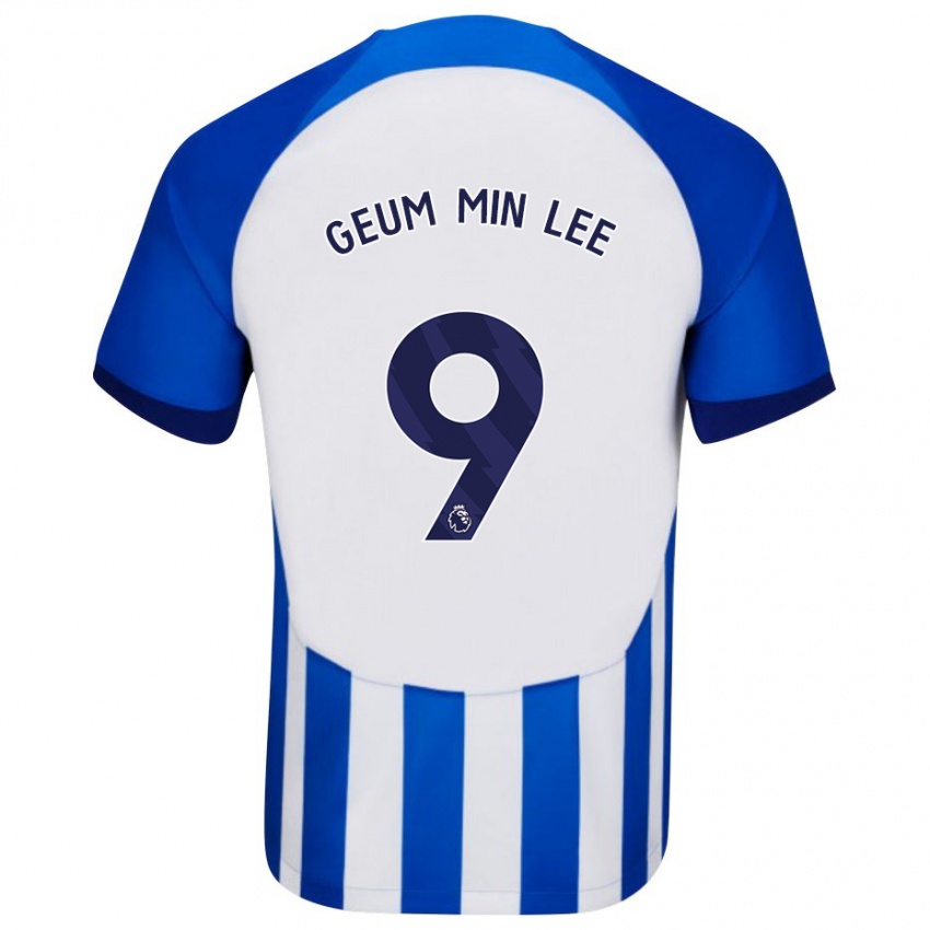 Hombre Camiseta Lee Geum-Min #9 Azul 1ª Equipación 2023/24 La Camisa México