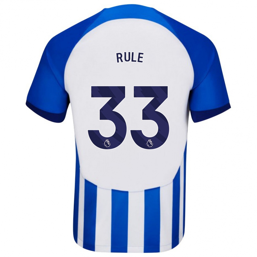 Hombre Camiseta Charlize Jayde Rule #33 Azul 1ª Equipación 2023/24 La Camisa México