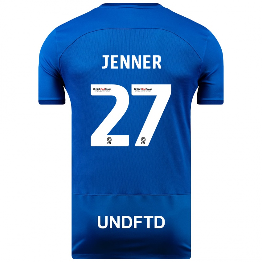 Hombre Camiseta Abbi Jenner #27 Azul 1ª Equipación 2023/24 La Camisa México