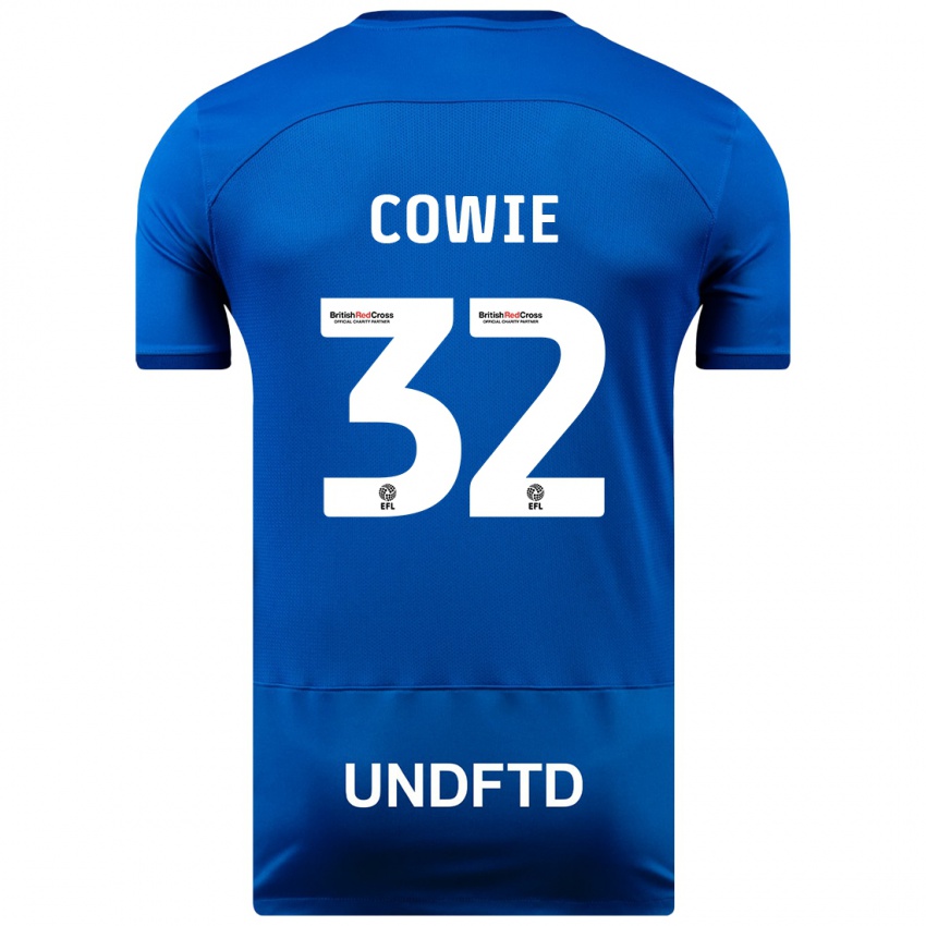 Hombre Camiseta Abbie Cowie #32 Azul 1ª Equipación 2023/24 La Camisa México