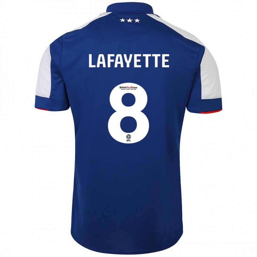 Hombre Camiseta Abbie Lafayette #8 Azul 1ª Equipación 2023/24 La Camisa México