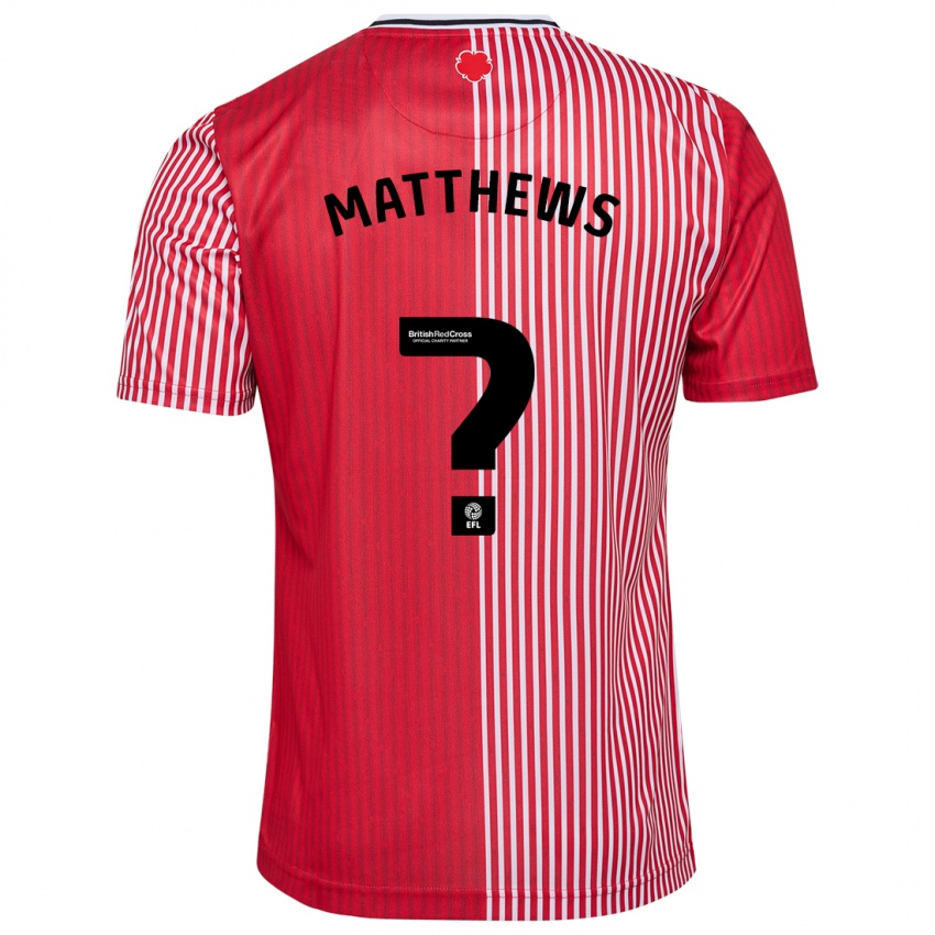 Hombre Camiseta Abdulhalim Okonola-Matthews #0 Rojo 1ª Equipación 2023/24 La Camisa México