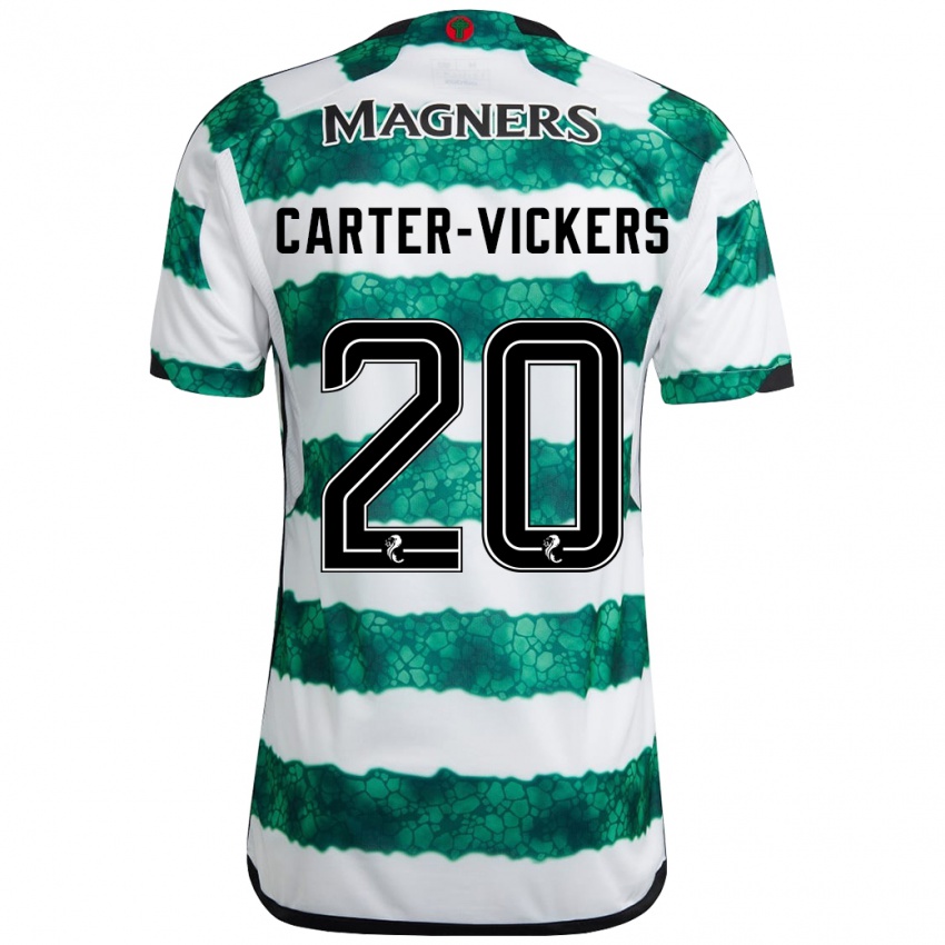 Hombre Camiseta Cameron Carter-Vickers #20 Verde 1ª Equipación 2023/24 La Camisa México