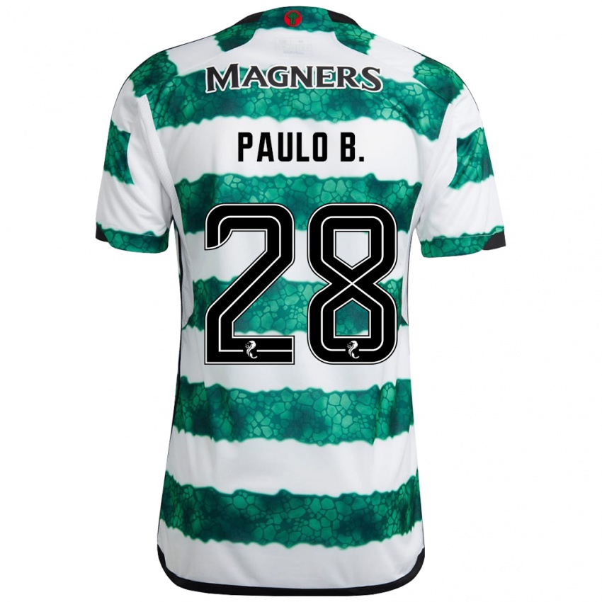 Hombre Camiseta Paulo Bernardo #28 Verde 1ª Equipación 2023/24 La Camisa México