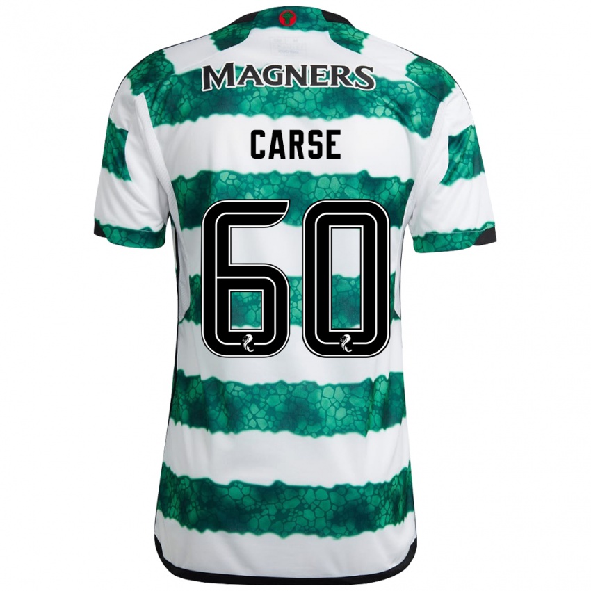 Hombre Camiseta Mackenzie Carse #60 Verde 1ª Equipación 2023/24 La Camisa México