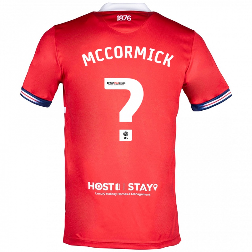 Hombre Camiseta George Mccormick #0 Rojo 1ª Equipación 2023/24 La Camisa México