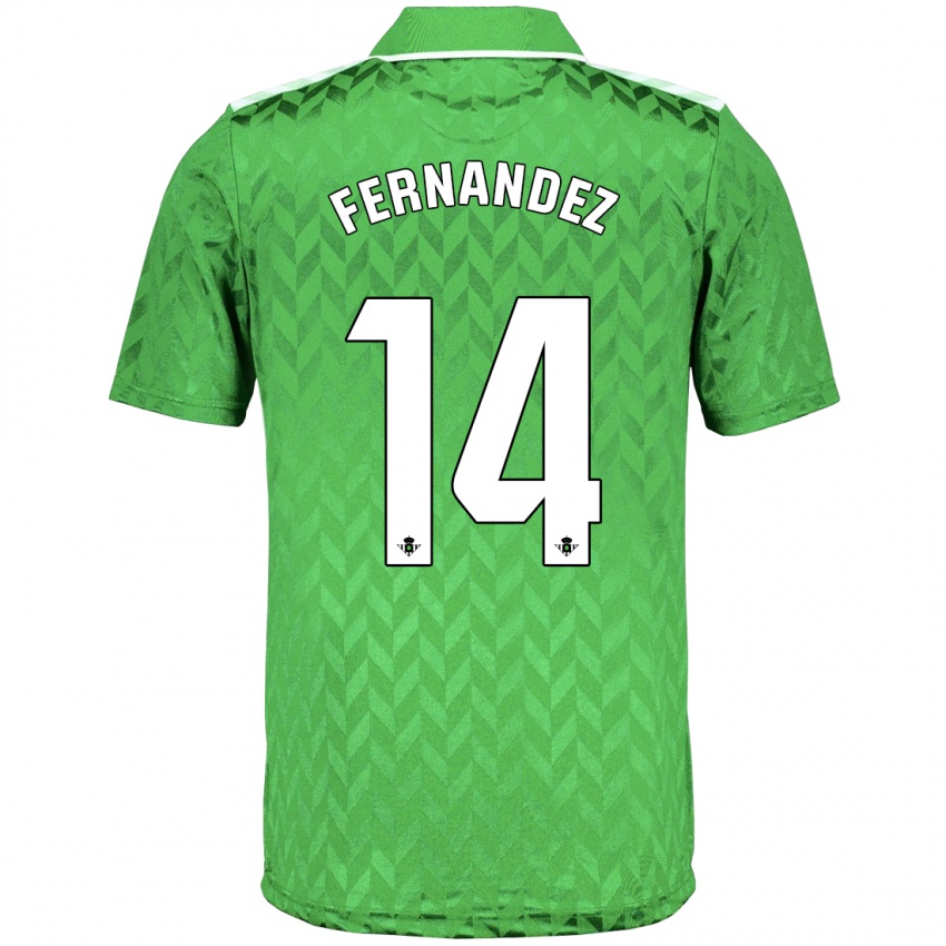 Hombre Camiseta Quique Fernández #14 Verde 2ª Equipación 2023/24 La Camisa México