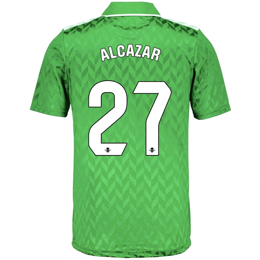 Hombre Camiseta Lucas Alcázar #27 Verde 2ª Equipación 2023/24 La Camisa México