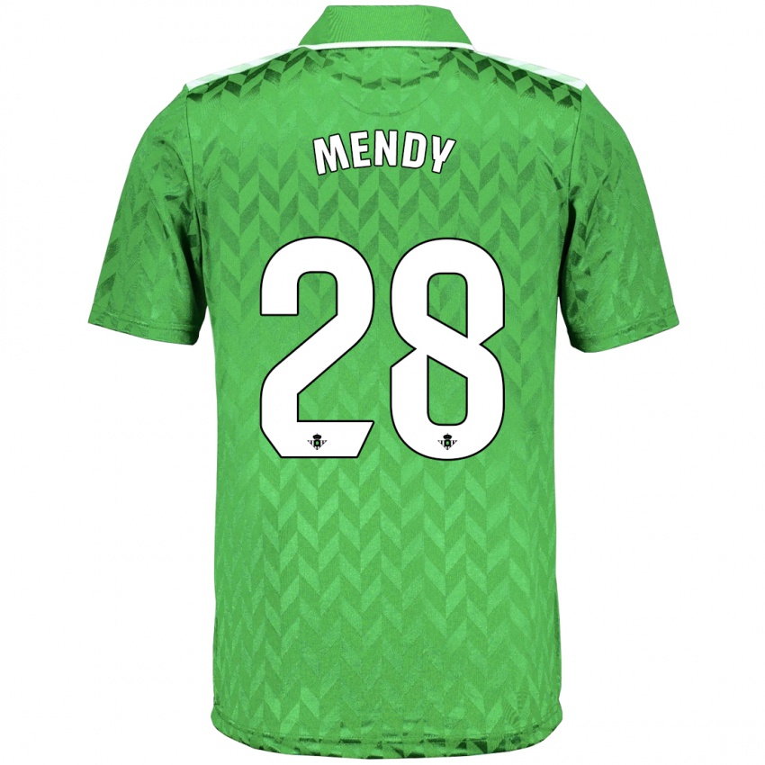 Hombre Camiseta Nobel Mendy #28 Verde 2ª Equipación 2023/24 La Camisa México
