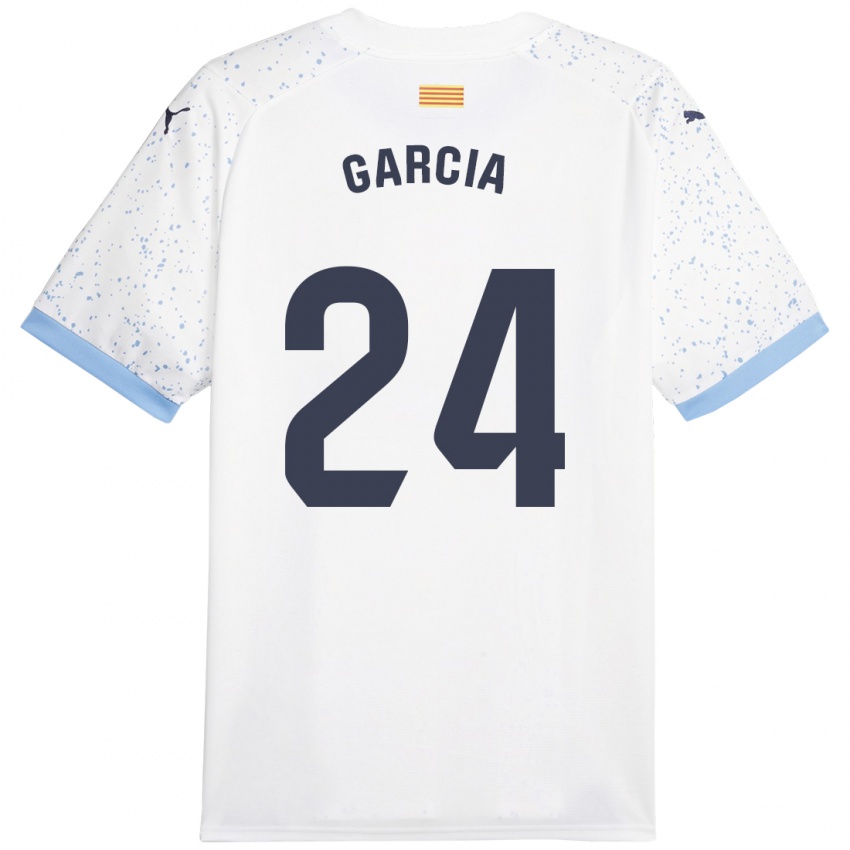 Hombre Camiseta Borja García #24 Blanco 2ª Equipación 2023/24 La Camisa México