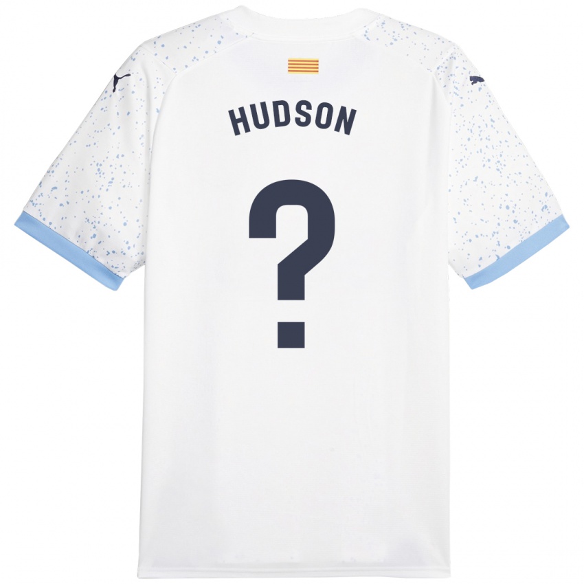 Hombre Camiseta Hudson #0 Blanco 2ª Equipación 2023/24 La Camisa México