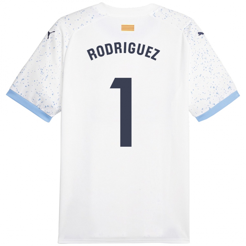 Hombre Camiseta Maria Rodríguez #1 Blanco 2ª Equipación 2023/24 La Camisa México