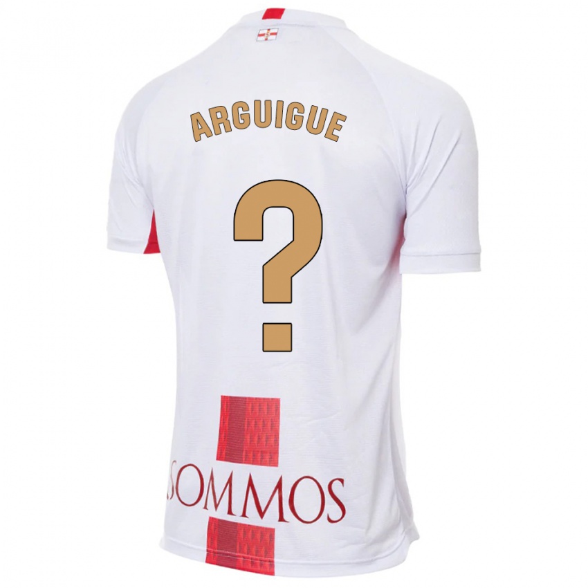 Hombre Camiseta Ayman Arguigue #0 Blanco 2ª Equipación 2023/24 La Camisa México