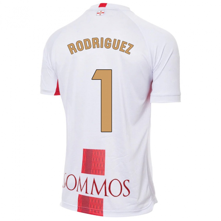Hombre Camiseta Nuria Rodríguez #1 Blanco 2ª Equipación 2023/24 La Camisa México