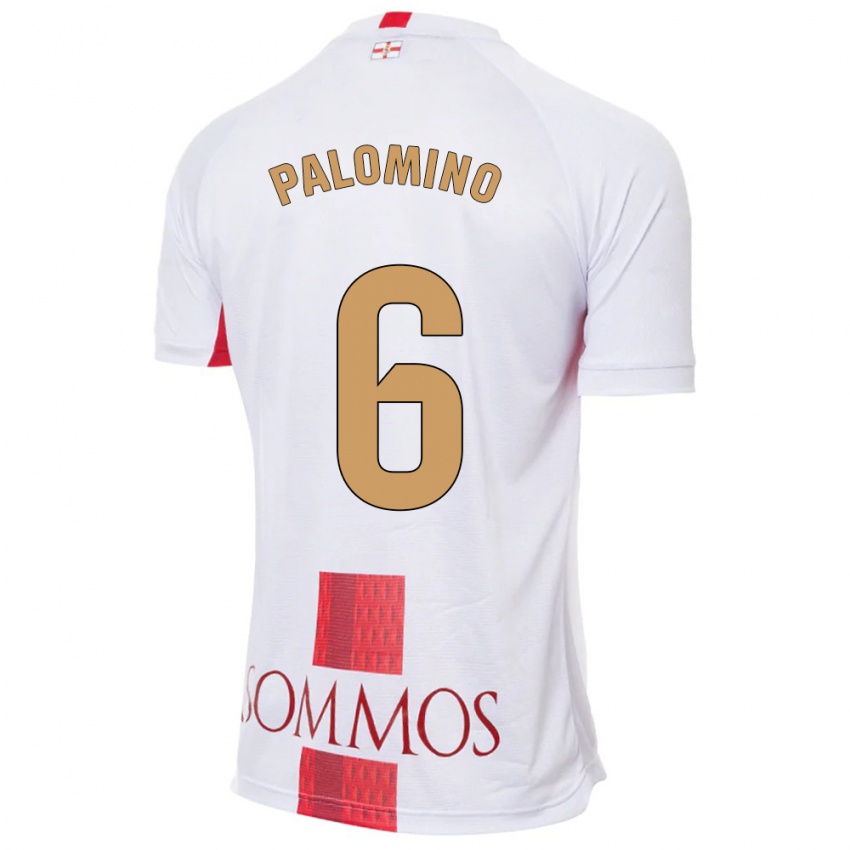 Hombre Camiseta Yolanda Palomino #6 Blanco 2ª Equipación 2023/24 La Camisa México