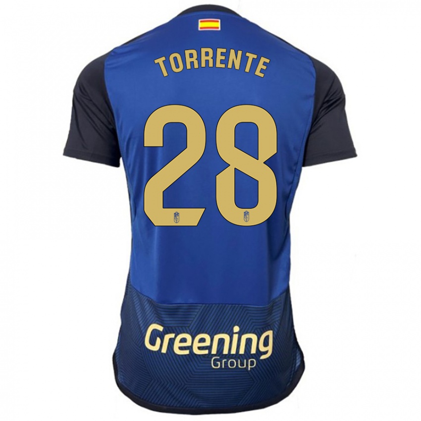 Hombre Camiseta Raúl Torrente #28 Armada 2ª Equipación 2023/24 La Camisa México