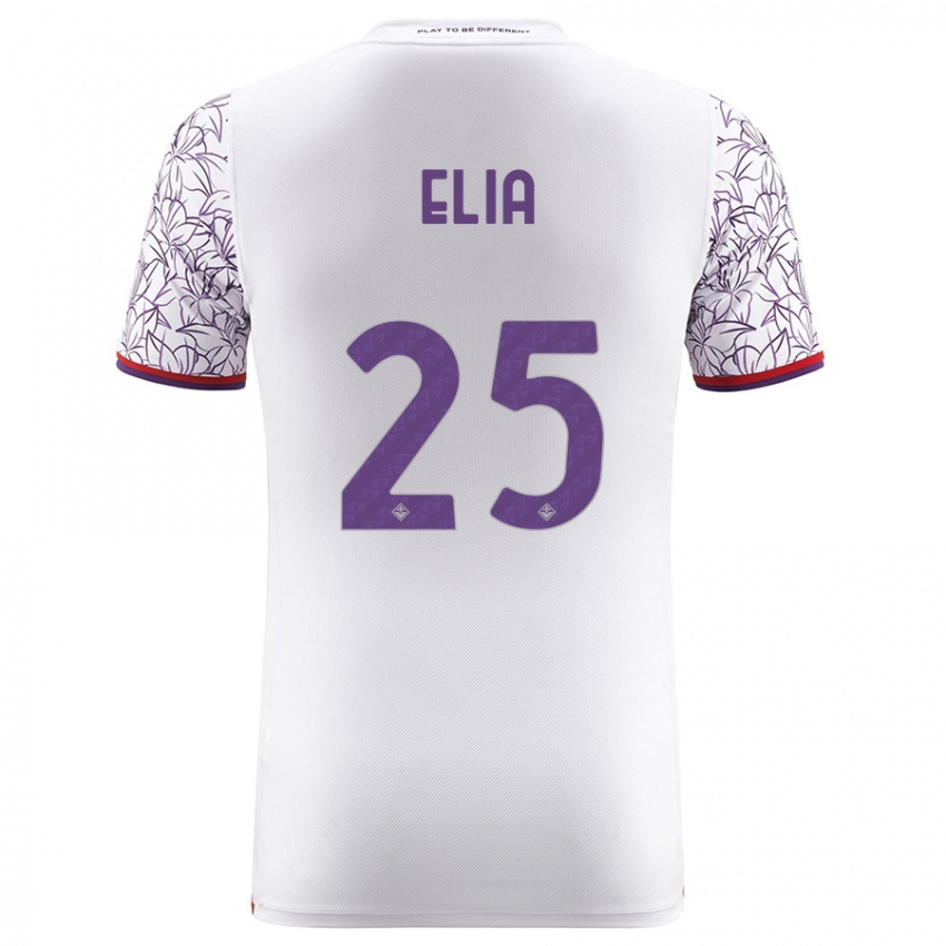 Hombre Camiseta Mirko Elia #25 Blanco 2ª Equipación 2023/24 La Camisa México