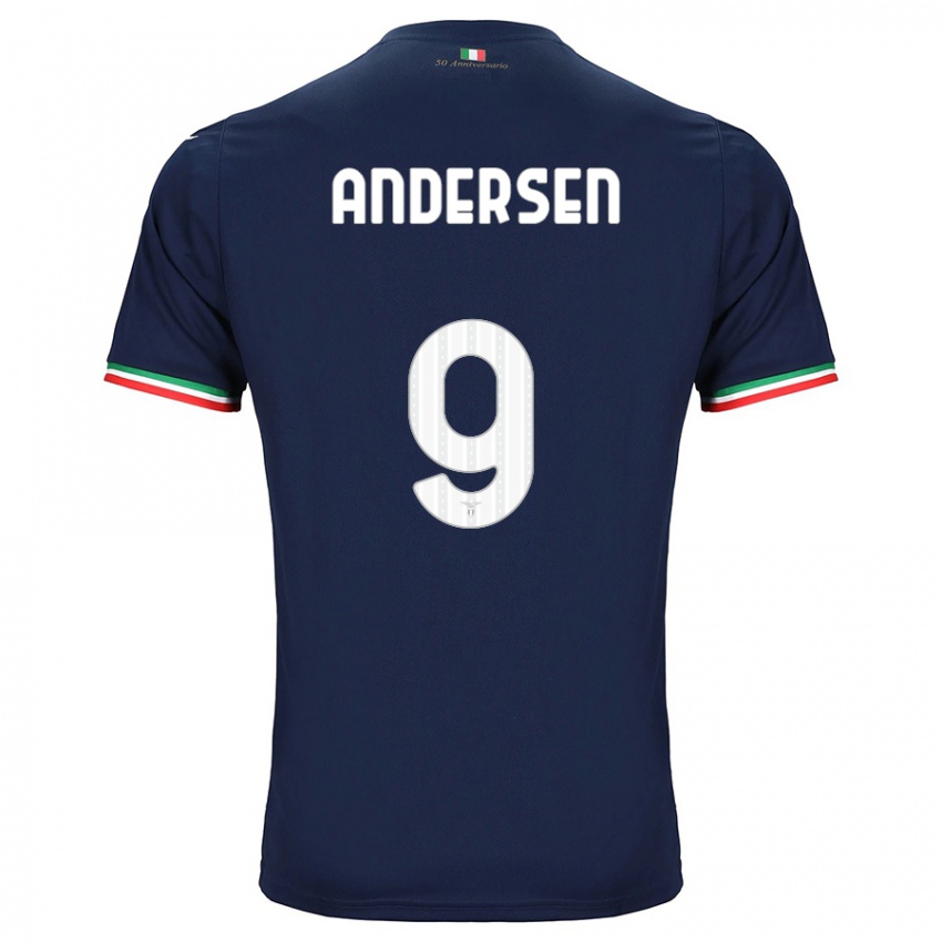 Hombre Camiseta Signe Holt Andersen #9 Armada 2ª Equipación 2023/24 La Camisa México