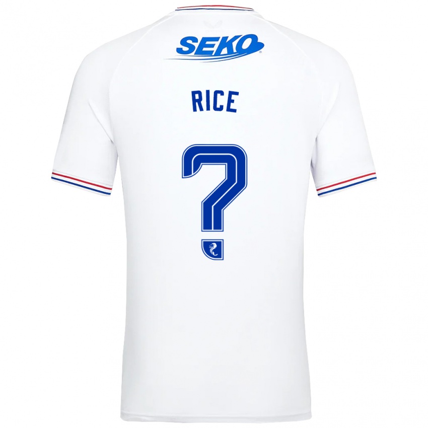 Hombre Camiseta Bailey Rice #0 Blanco 2ª Equipación 2023/24 La Camisa México