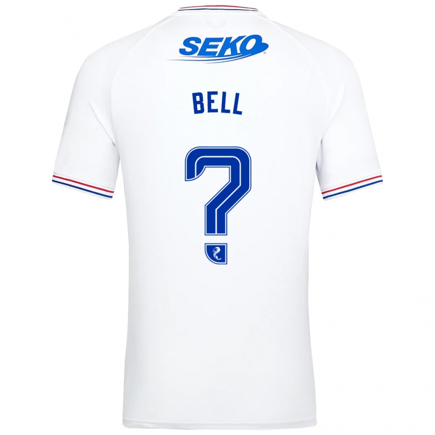 Hombre Camiseta Cameron Bell #0 Blanco 2ª Equipación 2023/24 La Camisa México