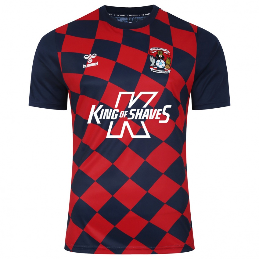 Hombre Camiseta Liam Kelly #6 Rojo Azul Marino 2ª Equipación 2023/24 La Camisa México
