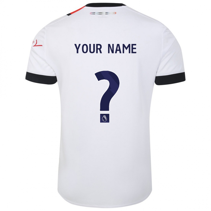 Hombre Camiseta Su Nombre #0 Blanco 2ª Equipación 2023/24 La Camisa México