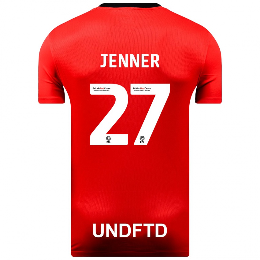 Hombre Camiseta Abbi Jenner #27 Rojo 2ª Equipación 2023/24 La Camisa México