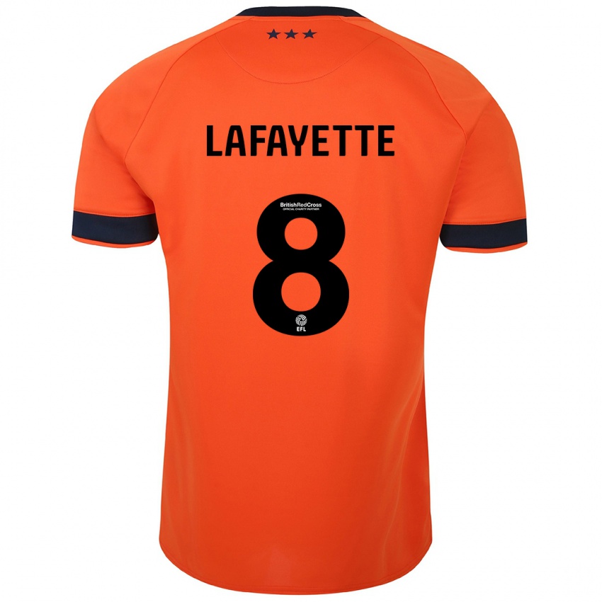 Hombre Camiseta Abbie Lafayette #8 Naranja 2ª Equipación 2023/24 La Camisa México