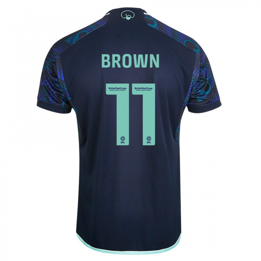 Hombre Camiseta Abbie Brown #11 Azul 2ª Equipación 2023/24 La Camisa México