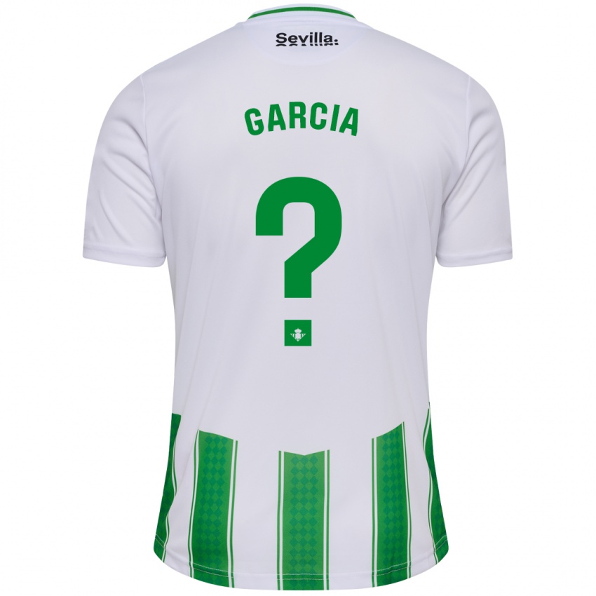 Mujer Camiseta Pablo García #0 Blanco 1ª Equipación 2023/24 La Camisa México