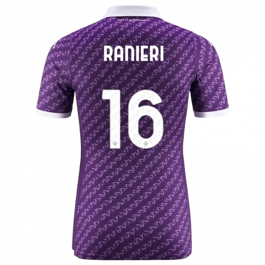 Mujer Camiseta Luca Ranieri #16 Violeta 1ª Equipación 2023/24 La Camisa México