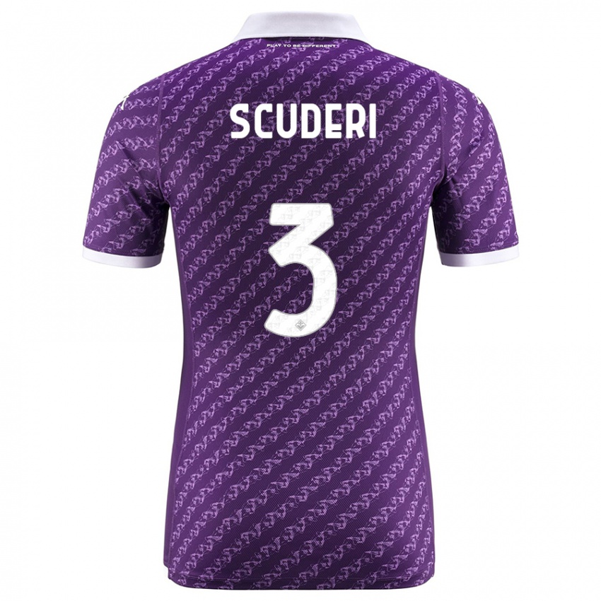 Mujer Camiseta Giulio Scuderi #3 Violeta 1ª Equipación 2023/24 La Camisa México