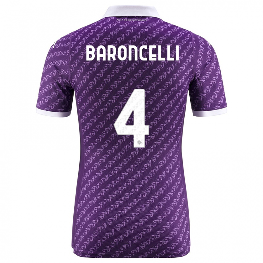 Mujer Camiseta Leonardo Baroncelli #4 Violeta 1ª Equipación 2023/24 La Camisa México