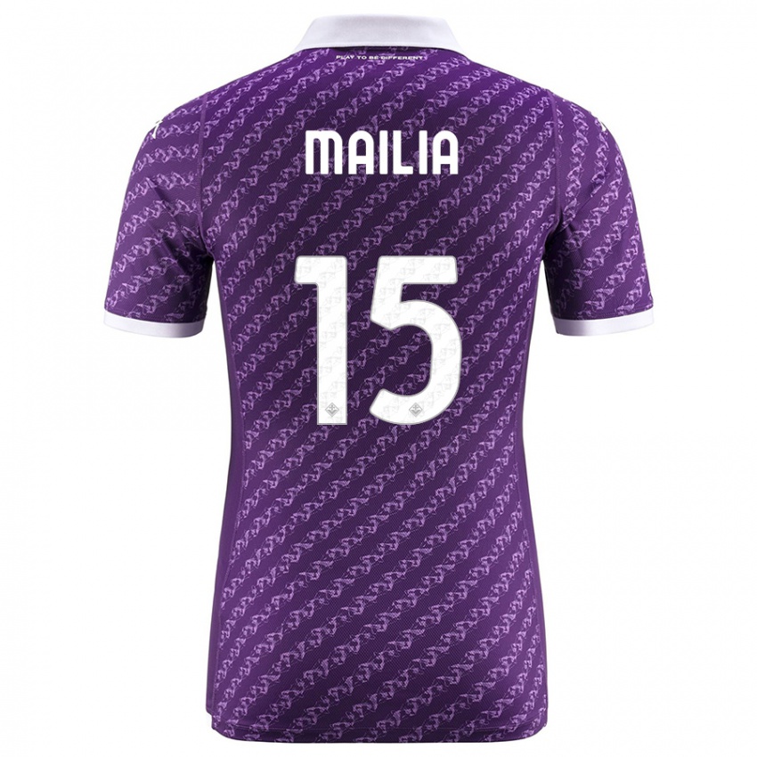 Mujer Camiseta Siria Mailia #15 Violeta 1ª Equipación 2023/24 La Camisa México