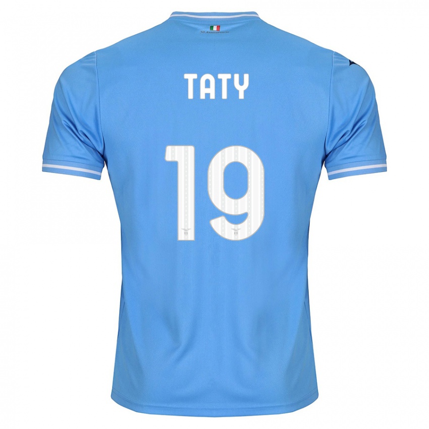 Mujer Camiseta Taty Castellanos #19 Azul 1ª Equipación 2023/24 La Camisa México
