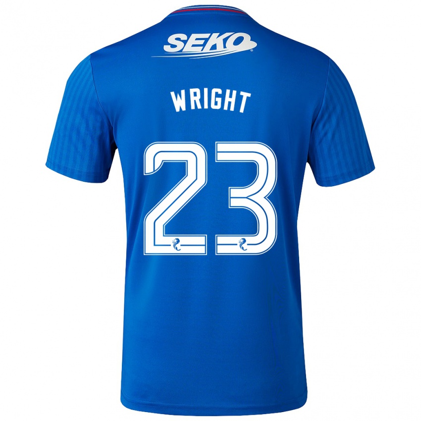 Mujer Camiseta Scott Wright #23 Azul 1ª Equipación 2023/24 La Camisa México