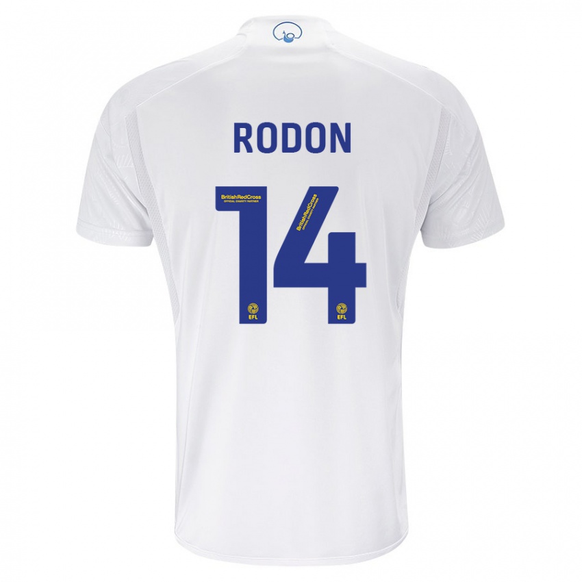 Mujer Camiseta Joe Rodon #14 Blanco 1ª Equipación 2023/24 La Camisa México