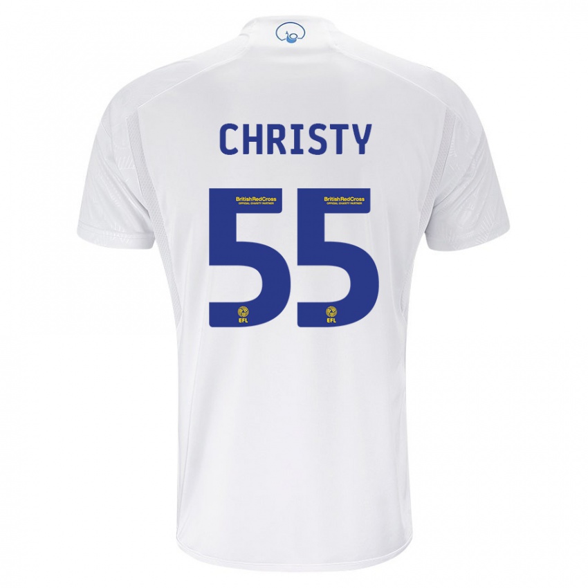 Mujer Camiseta Harry Christy #55 Blanco 1ª Equipación 2023/24 La Camisa México
