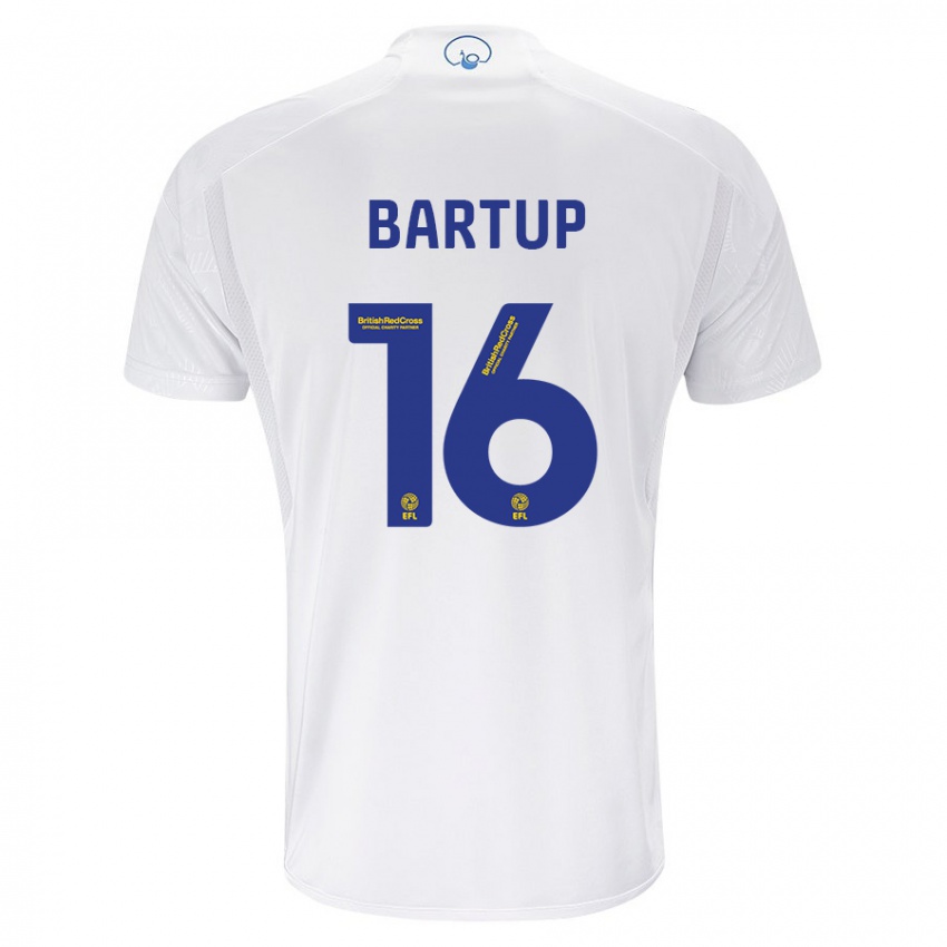 Mujer Camiseta Laura Bartup #16 Blanco 1ª Equipación 2023/24 La Camisa México