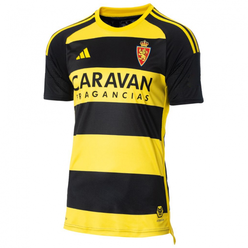 Mujer Camiseta Cristian Álvarez #1 Negro Amarillo 2ª Equipación 2023/24 La Camisa México