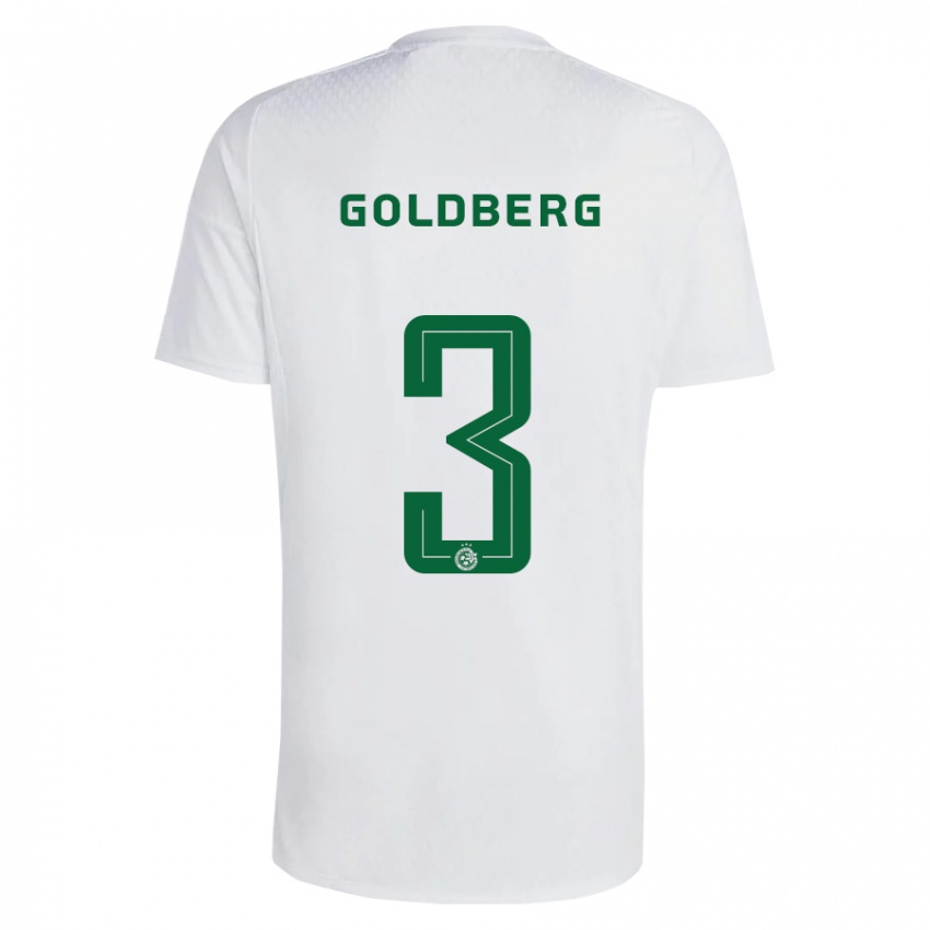 Mujer Camiseta Shon Goldberg #3 Verde Azul 2ª Equipación 2023/24 La Camisa México