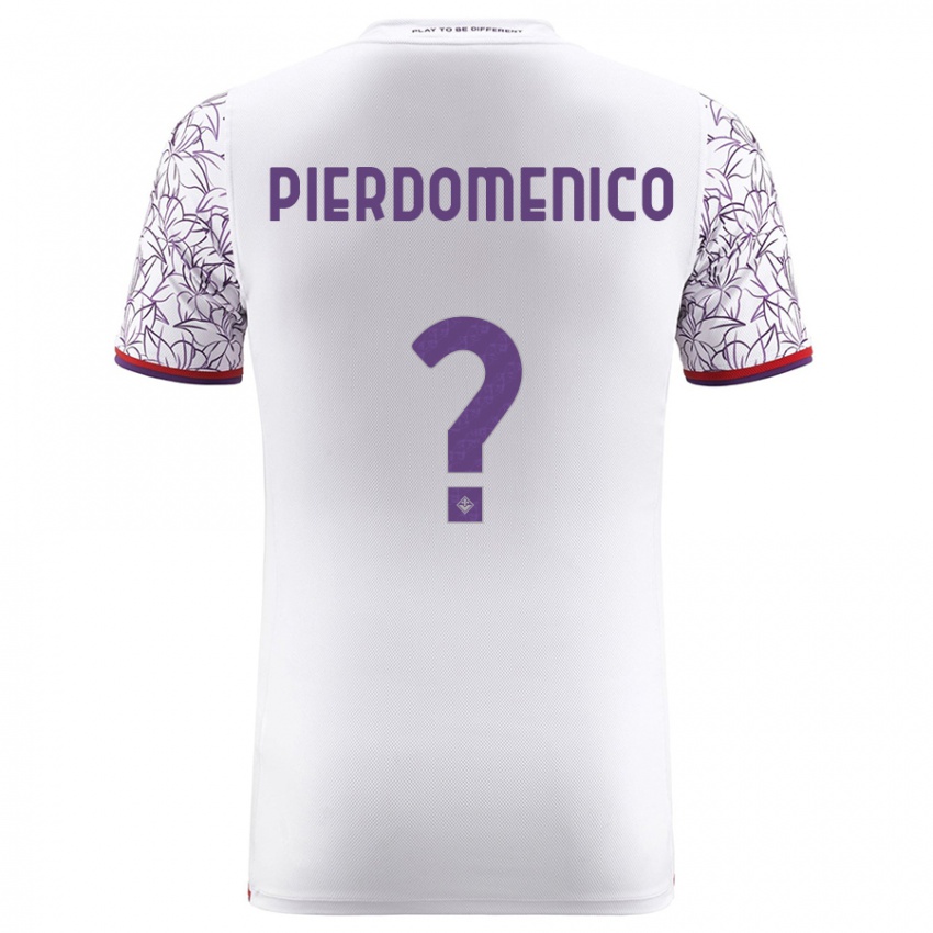 Mujer Camiseta Jacopo Di Pierdomenico #0 Blanco 2ª Equipación 2023/24 La Camisa México