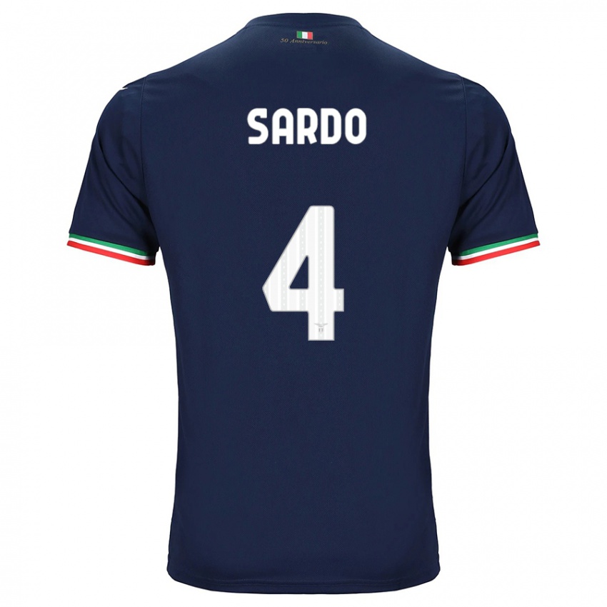 Mujer Camiseta Jacopo Sardo #4 Armada 2ª Equipación 2023/24 La Camisa México