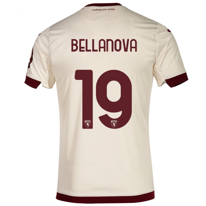 Mujer Camiseta Raoul Bellanova #19 Champán 2ª Equipación 2023/24 La Camisa México