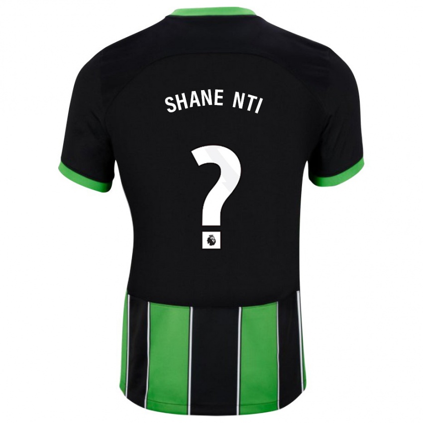 Mujer Camiseta Shane Nti #0 Verde Negro 2ª Equipación 2023/24 La Camisa México