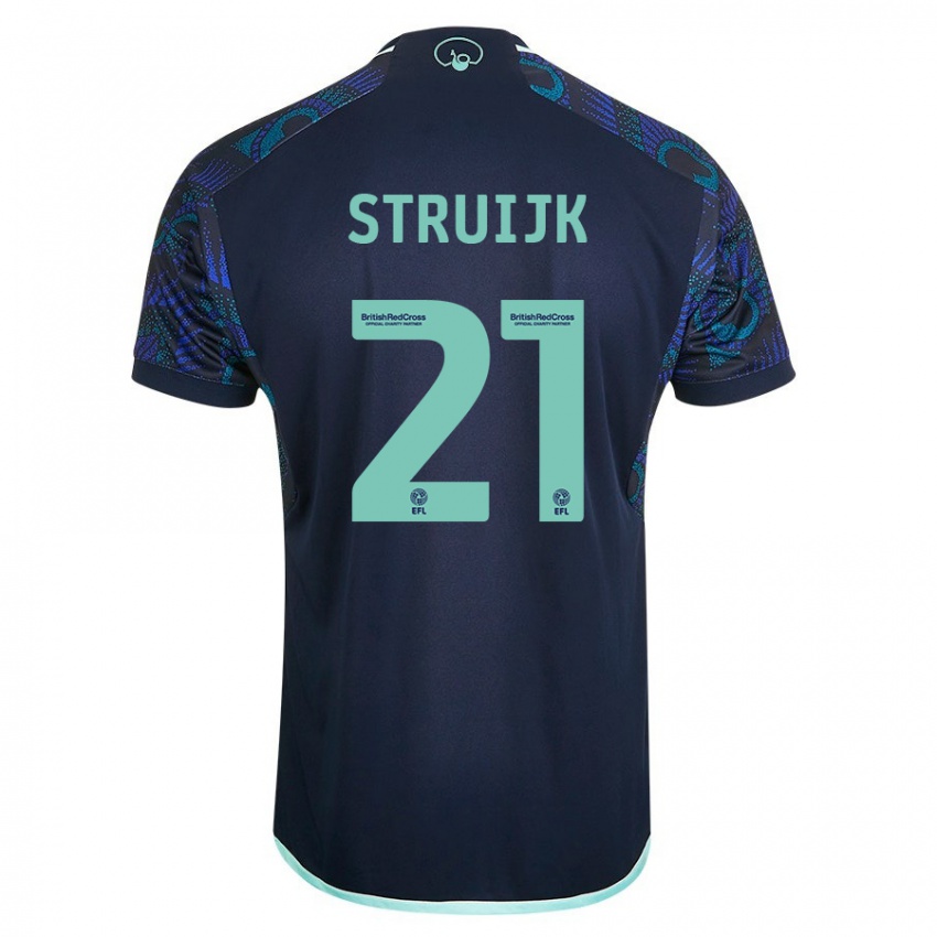 Mujer Camiseta Pascal Struijk #21 Azul 2ª Equipación 2023/24 La Camisa México